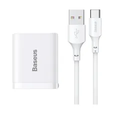 Baseus Huawei Module 1U 40W Super-Fast Charger with 5A Type-C Data Cable