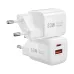 WiWU Wi-U008 33W Nano GaN PD+QC USB Type C Fast Charger