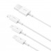 Baseus Superior Series 3-in-1 Fast Charging Data Cable White