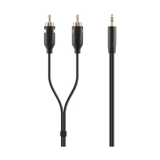 Belkin F3Y116BT2M 2 Meter 3.5mm to 2 RCA Audio Cable