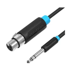 Vention BBEBL 6.5mm Male to XLR Female 3 Meter Audio Cable