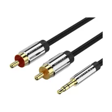 Vention BCFBI 3 Meter 3.5mm Male to Dual 2RCA Male Audio Cable