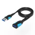 Vention VAS-A13-B200 Flat USB3.0 2M Extension Cable