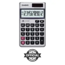 Casio SX-320P-W Portable Basic Calculator