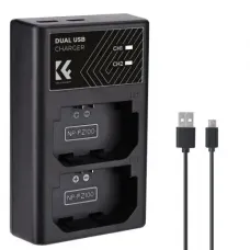 K&F Concept NP-FZ100 Dual Slot Quick Charger