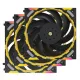 Yeston Zeaginal ZC-Zhuishen Ti LED 120mm Case Fan (3 Pack)