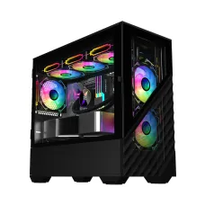 1STPLAYER D7 ATX Gaming Casing Black