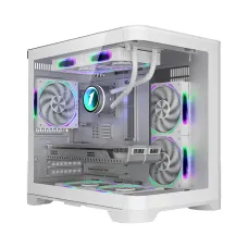 1STPLAYER UV5 White M-ATX Mid Tower Gaming Casing