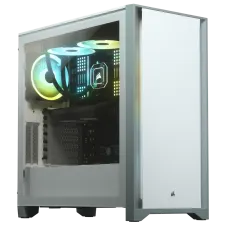 Corsair 4000D Tempered Glass Mid-Tower ATX Casing White