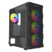 MaxGreen PS195-10-M Mid-Tower ATX Gaming Case With 4 ARGB Fan