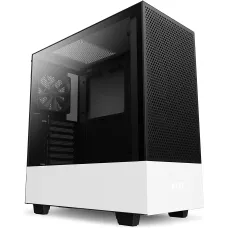 NZXT H510 Flow Compact Black & White Mid Tower Casing
