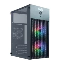 OVO J-618 B Acrylic RGB Mini-Tower mATX Gaming Casing