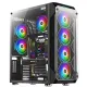 XIGMATEK Overtake Tempered Glass Rainbow RGB Super Tower EATX Gaming Case