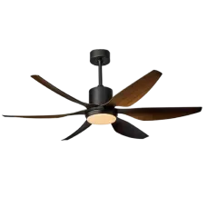 Qulik Silex 66" Decorative Silent Ceiling Fan With Light and Remote