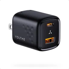 VOLTME Revo 30 Duo 30W USB-C + USB-A GaN Charger Adapter