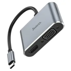 HOCO HB30 Eco Type-C to HDMI + VGA + USB3.0 + PD Converter