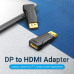 Vention HBOB0 DisplayPort Male to HDMI Female Adapter Converter