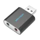 VENTION VAB-S17-B USB Metal External Sound Card