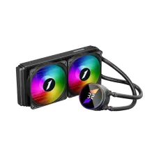 1STPLAYER TS3 240 ARGB AIO Liquid CPU Cooler With Display