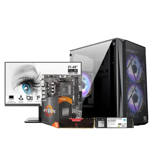 Amd Ryzen G Custom Desktop Pc With Monitor Price In Bangladesh