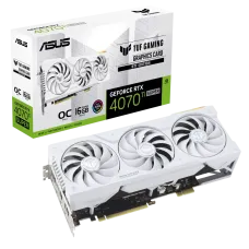 ASUS TUF Gaming GeForce RTX 4070 Ti SUPER BTF White OC Edition 16GB GDDR6X Graphics Card