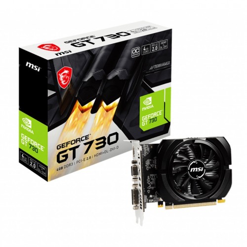 Video Card Graphics Nvidia Geforce Gt 730 4GB Zotac GT730 Low Profile  Gaming