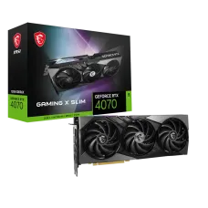 MSI GeForce RTX 4070 GAMING X SLIM 12G GDDR6X Graphics Card