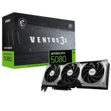 MSI GeForce RTX 5080 16G VENTUS 3X OC 16GB GDDR7 Graphics Card