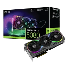 PNY GeForce RTX 5080 16GB GDDR7 ARGB EPIC-X RGB Overclocked Triple Fan Graphics Card