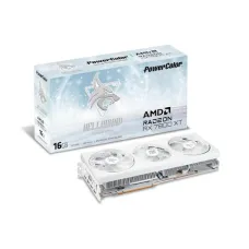 PowerColor Hellhound Spectral White AMD Radeon RX 7800 XT 16GB GDDR6 Graphics Card