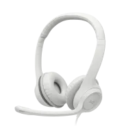 Logitech H390 Stereo USB Headset White with Microphone