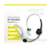 Micropack MHP-03IP Noise Cancelling Wired Headphone with RJ-11 Connector