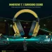 EKSA E900 Pro Noise Cancelling 7.1 Surround Sound Gaming Headset Yellow