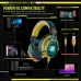 EKSA E900 Pro Noise Cancelling 7.1 Surround Sound Gaming Headset Yellow