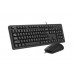 A4tech KK-3330 USB Multimedia Keyboard Mouse Combo Black