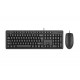 A4tech KK-3330 USB Multimedia Keyboard Mouse Combo Black