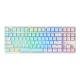 Ajazz AK873 Hot Swappable Blue Switch OEM Keycaps Mechanical Gaming Keyboard 