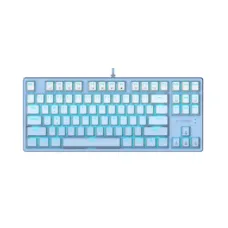 E-Yooso Z87 Hot Swappable Blue Switch Mechanical Keyboard Gradient Blue