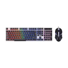 PC Power PGC801A105 RGB Wired Gaming Keyboard Mouse Combo with Bangla