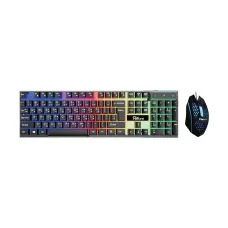 PC Power PGC801TA01 RGB Wired Gaming Keyboard Mouse Combo with Bangla