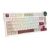 Royal Kludge N80 Low-Profile Red Switch Tri-Mode RGB Mechanical Keyboard Rosy Clouds