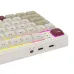 Royal Kludge N80 Low-Profile Red Switch Tri-Mode RGB Mechanical Keyboard Rosy Clouds