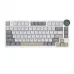 Royal Kludge N80 Low-Profile Tri-Mode RGB Mechanical Keyboard Pearly Dawn