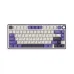 Royal Kludge RK R75 RGB Hot-Swappable Silver Switch Mechanical Keyboard