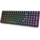 ROYAL KLUDGE RK100 RGB Wireless Mechanical Keyboard Red Switch