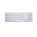 Robeetle G98 Full-Sized Backlit Brown Switch Mechanical Gaming Keyboard White