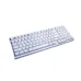 Robeetle G98 Full-Sized Backlit Brown Switch Mechanical Gaming Keyboard White