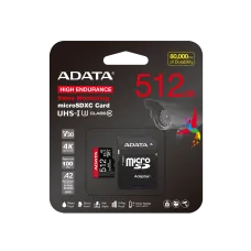 ADATA High-Endurance 512GB UHS-I Class 10 microSDXC Memory Card
