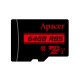 Apacer R85 64GB MICRO SDHC UHS-1 U1 CLASS 10 Memory Card