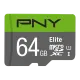 PNY Elite 64GB Class-10 Micro SD Memory Card